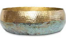 HOOP MYSTIC Schale 52/14 cm, gold/patina