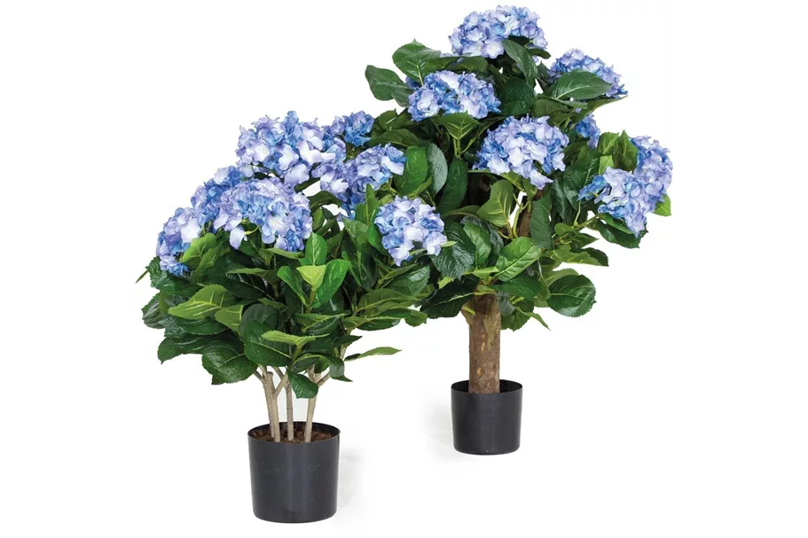 HORTENSIE Kunstpflanze 53 cm, blau