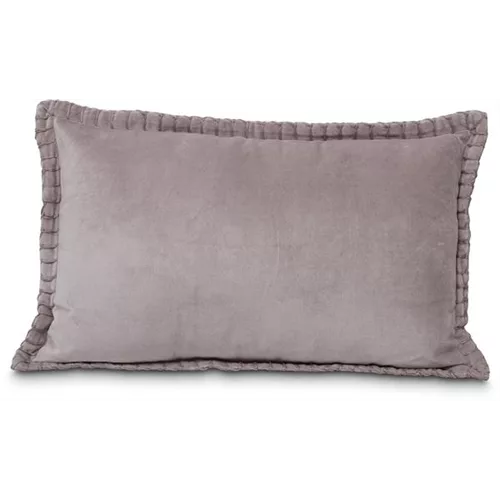 MADELEINE - Cotton Velvet Enzyme Wash Blanket Stitch Border Cushion