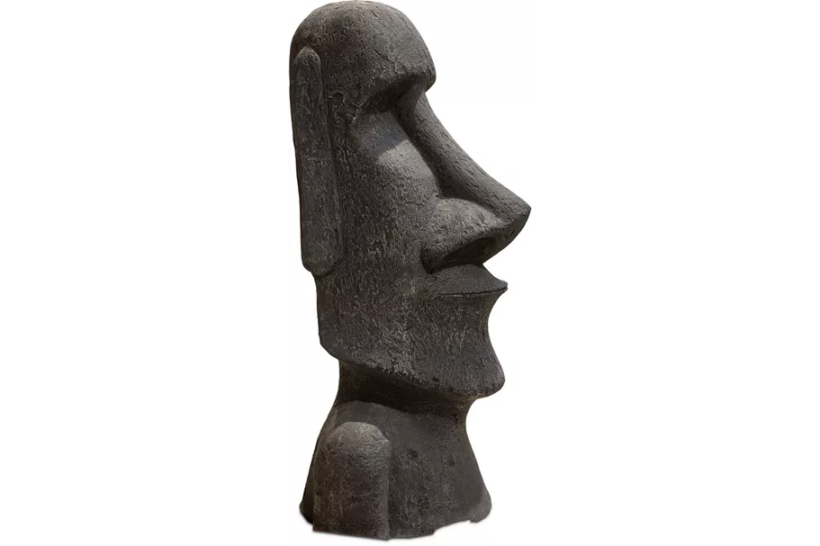 MOAI Skulptur 88x85/183 cm, Beton anthrazit
