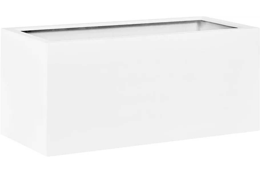 TRIBECA SOLID Pflanzkasten 100 x 45 cm, Höhe 45 cm, matt weiß