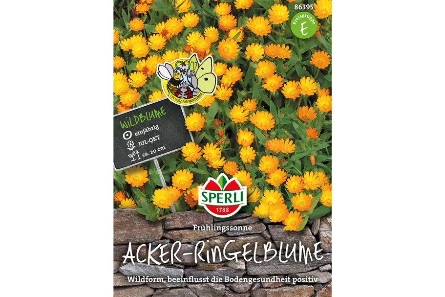 Acker-Ringelblume 'Frühlingssonne' Inhalt reicht für ca. 30 Pflanzen