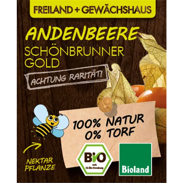 Bio Andenbeere 'Schönbrunner Gold'