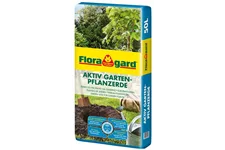 Floragard Aktiv-Gartenpflanzerde 1 Sack x 50 Liter