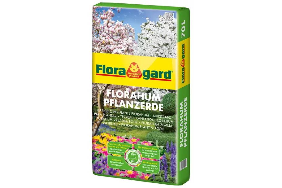 Floragard Florahum® Pflanzerde 1 Sack x 70 Liter