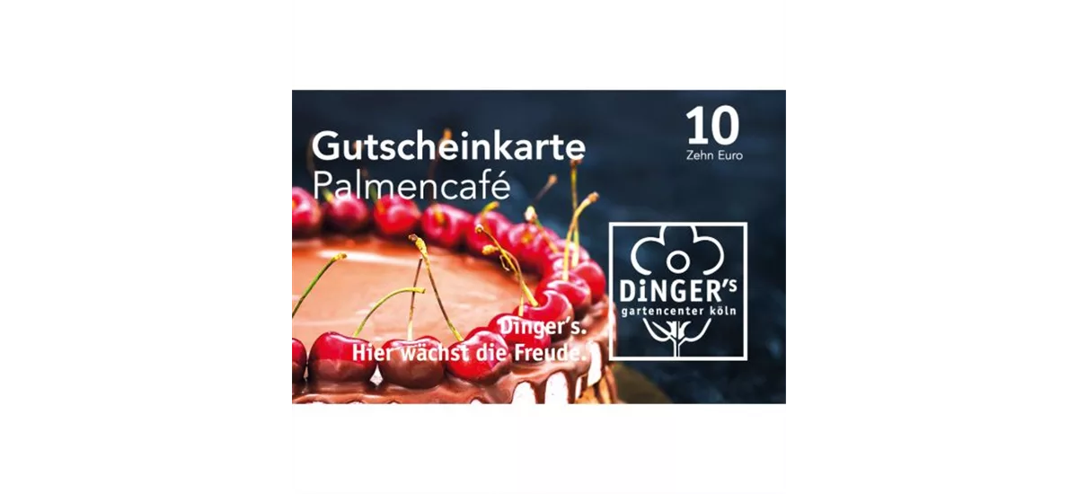 Gutscheinkarte Dinger´s Gartencenter Köln 10 €
