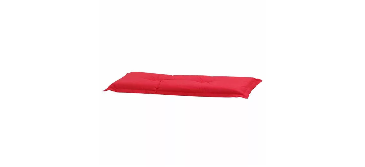 Madison Auflage für Gartenbank 2-Sitzer 110 cm rot Baumwolle-Polyester 135129