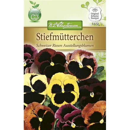 Stiefmütterchensamen 'Schweizer Riesen Ausstellungsblume'