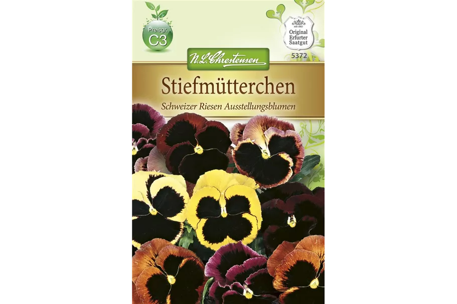 Stiefmütterchensamen 'Schweizer Riesen Ausstellungsblume' Inhalt reicht für ca. 60 Pflanzen