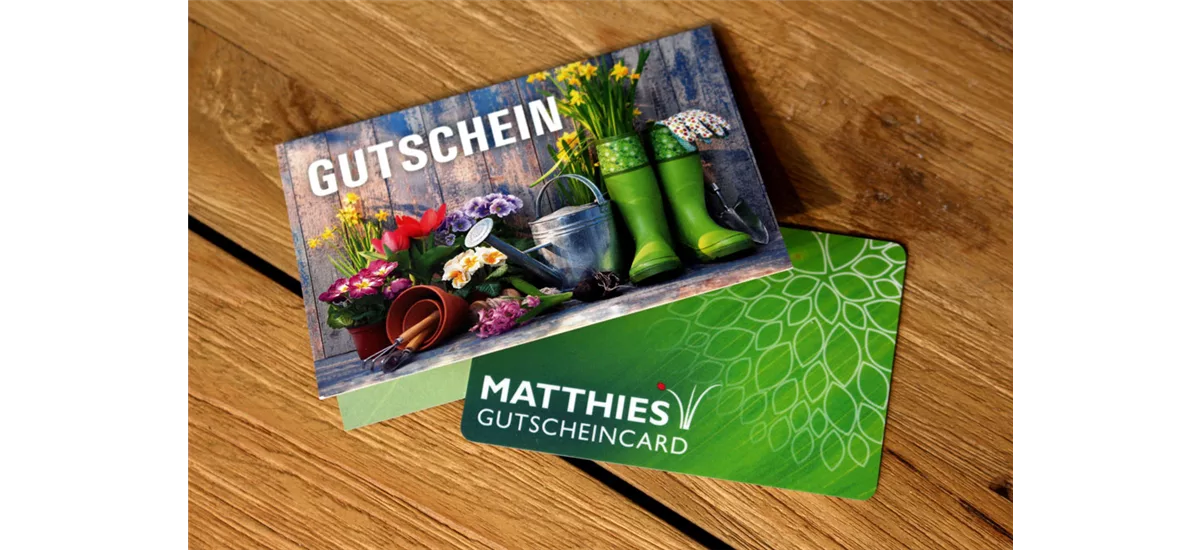 Gutschein Gartencenter Matthies 30 €