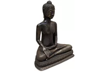 BUDDHA Skulptur 69x39/83 cm, bronze