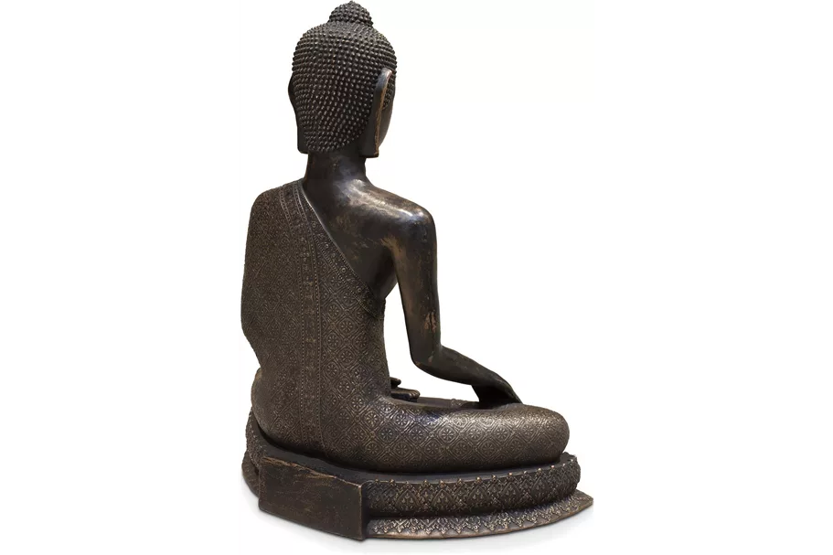 BUDDHA Skulptur 69x39/83 cm, bronze