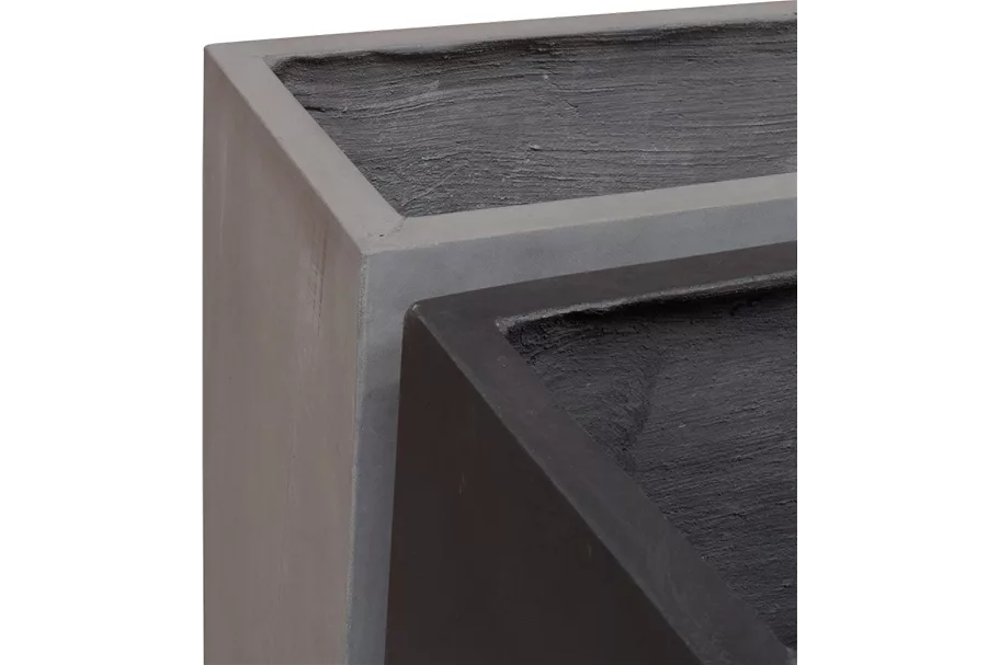 DIVISION PLUS Raumteiler 90x25/70 cm, natur-beton