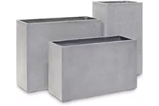 DIVISION PLUS Raumteiler 100x35/60 cm, natur-beton