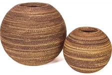 BEACH Pflanzgefäß 50/40 cm, natural weave