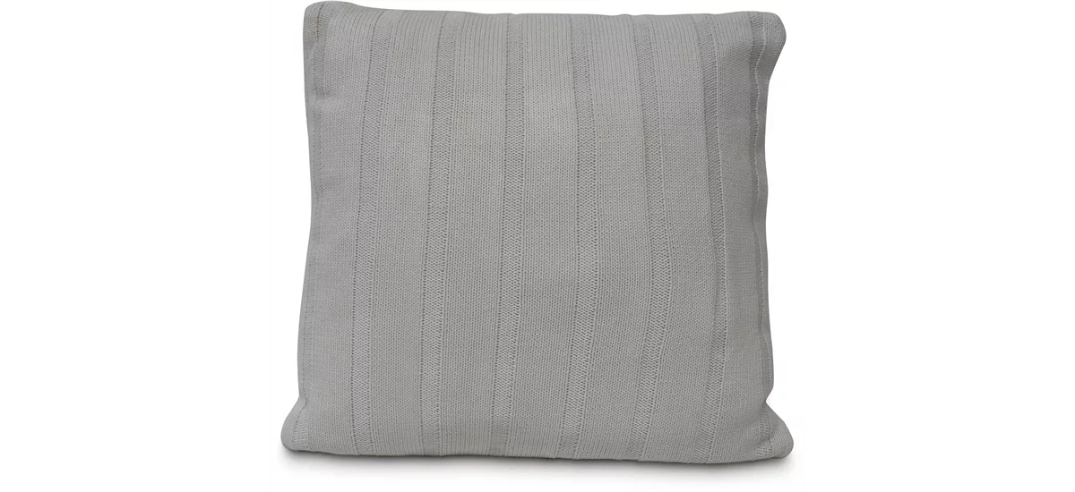 FINJA - Knitted Cushion (with filler) 45x45cm teal