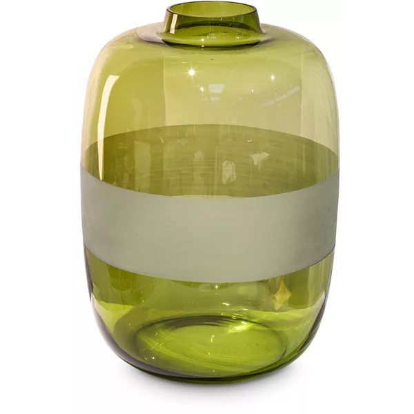 LUNE Vase oliv decor Ø25/35 cm
