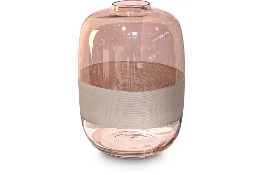 LUNE Vase rosa Ø21/29 cm rosa