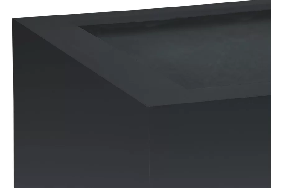 TRIBECA BLOCK Pflanzkübel quadratisch 40 x 40 cm, Höhe 40 cm, matt anthrazit