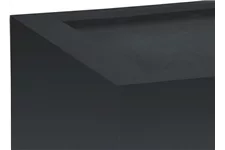 TRIBECA BLOCK Pflanzkübel quadratisch 60 x 60 cm, Höhe 60 cm, matt anthrazit