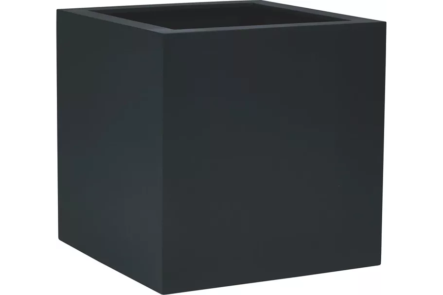 TRIBECA BLOCK Pflanzkübel quadratisch 50 x 50 cm, Höhe 50 cm, matt anthrazit