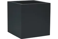 TRIBECA BLOCK Pflanzkübel quadratisch 100 x 100 cm, Höhe 100 cm, matt anthrazit