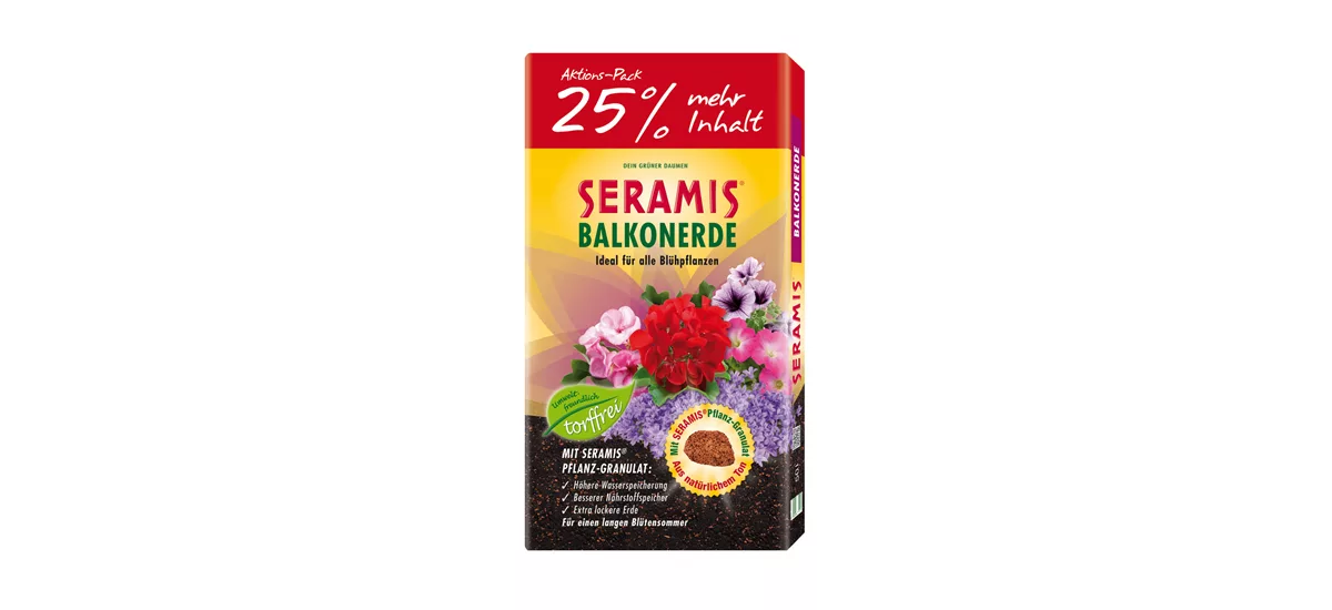 Seramis BalkonBlumenerde ohne Torf 50 l online kaufen bei Olerum
