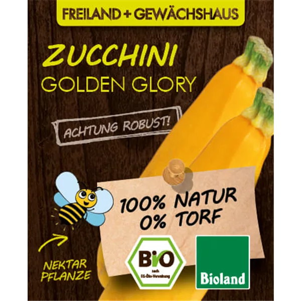 Bio Zucchini 'Golden Glory'