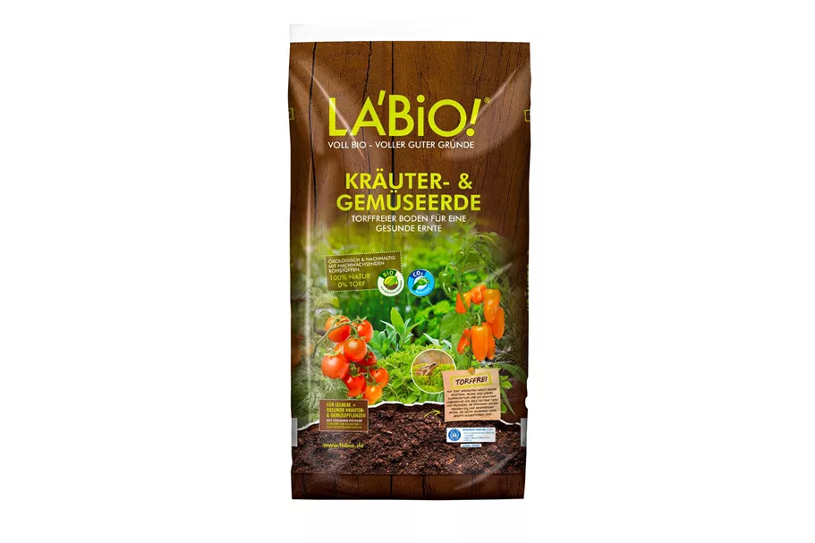 LÀBiO! Kräuter- & Gemüseerde 15 Liter