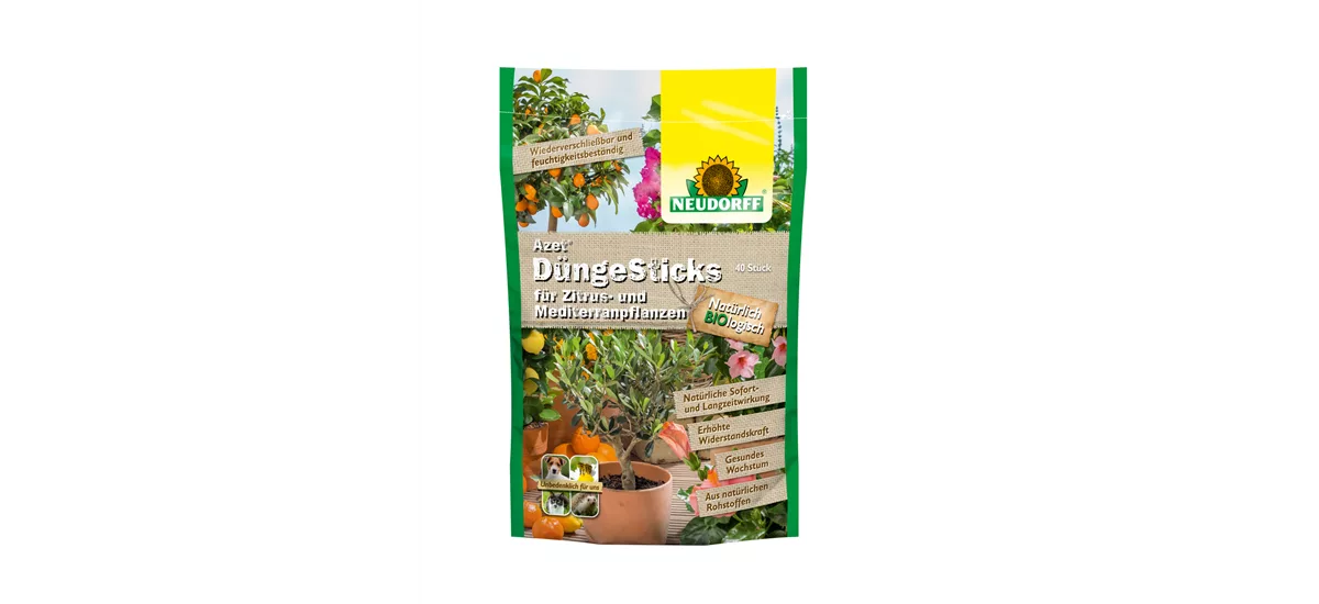 Azet DüngeSticks für Zitrus- und Mediterranpflanzen 40 st