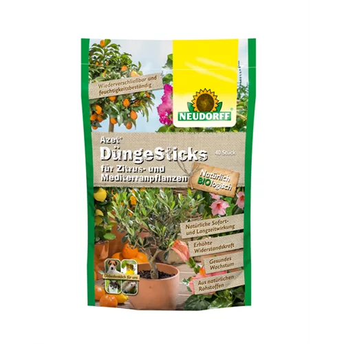 Azet DüngeSticks für Zitrus- und Mediterranpflanzen