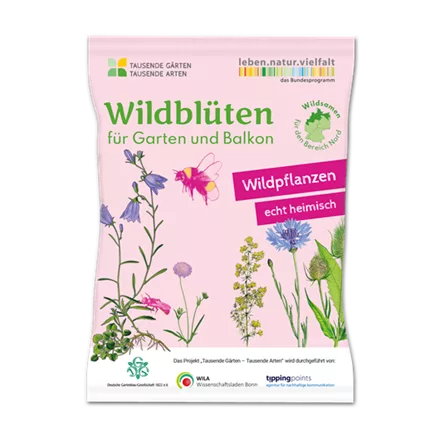 Wildblüten für Garten und Balkon 2 m² NORD