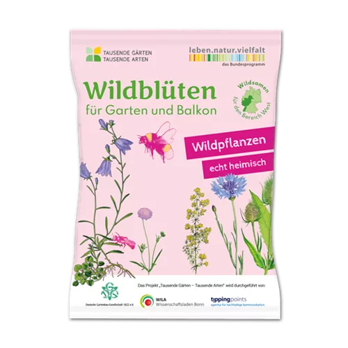 Wildblüten für Garten und Balkon 2 m² WEST