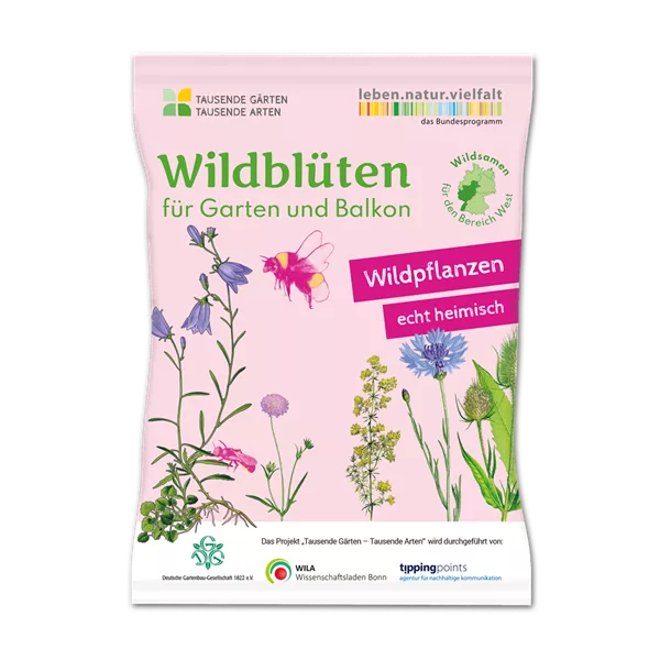 Wildblüten für Garten und Balkon 2 m² WEST