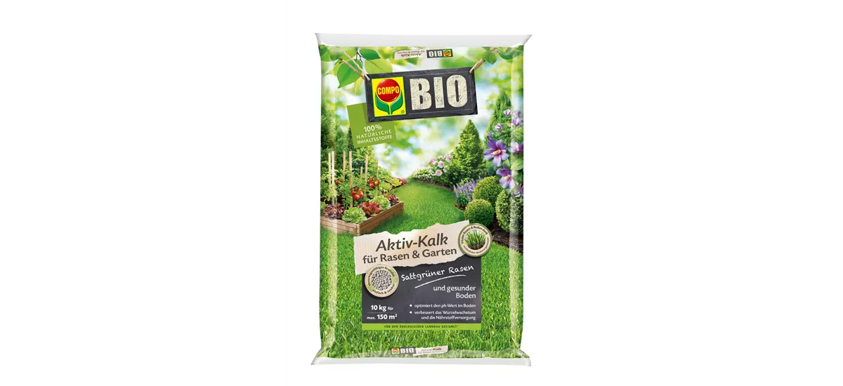 Compo BIO Aktiv-Kalk für Rasen & Garten 10 kg