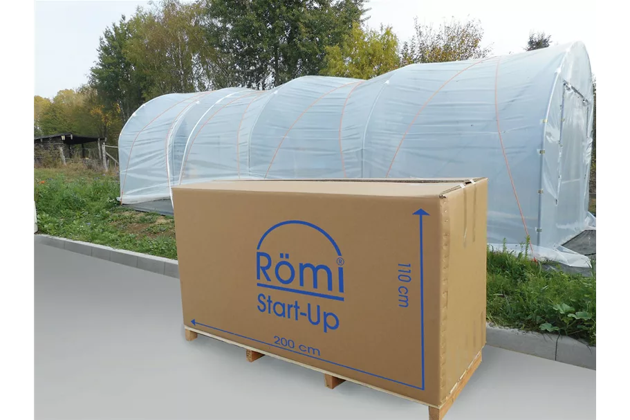 Folientunnel Römi Startup® 8 Meter Länge mit hochwertiger Folie