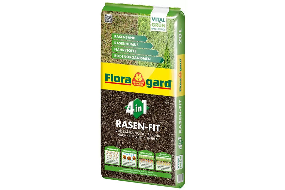 Floragard 4-in-1 Rasen Fit 1 Sack x 20 Liter