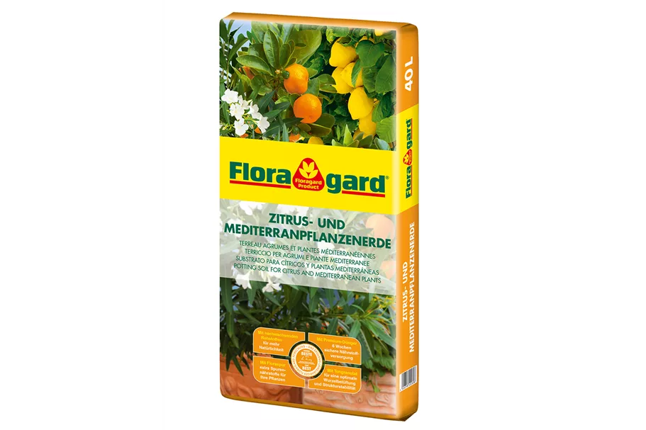 Floragard Zitrus- und Mediterranpflanzenerde 1 Sack x 10 Liter