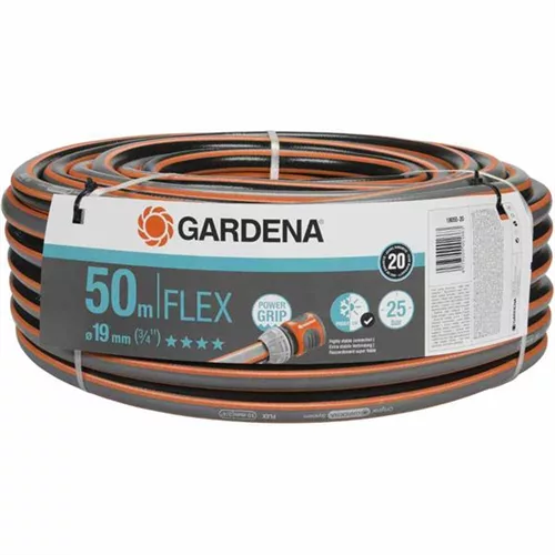 Gardena Gartenschlauch Comfort Flex 20 mm (3/4") 50 m mit PowerGrip bis 25 bar