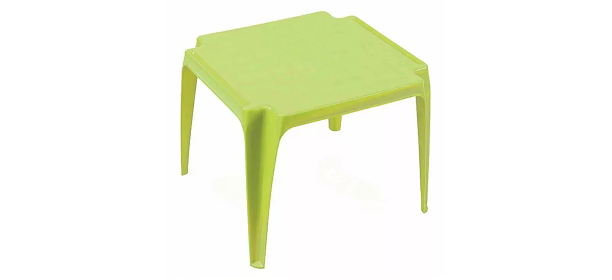 Progarden Kindertisch 50x50x44 cm grün Kunststoff 436031