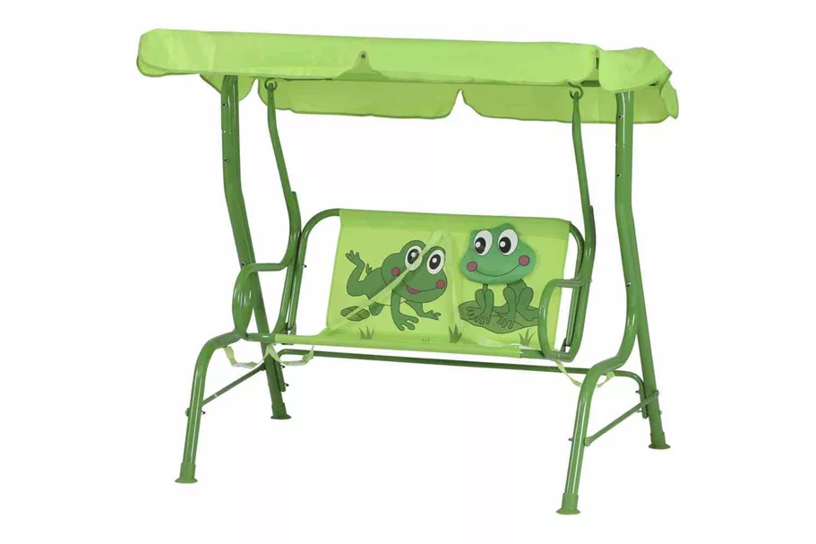 Siena Garden Kinderschaukel Froggy 75x115x118 cm grün 672608