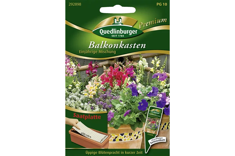 Balkonkastenmischung-Samen Inhalt reicht für ca 30 Pflanzen