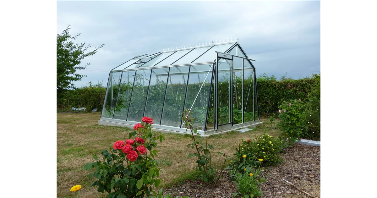 GlasGewächshaus selbst aufbauen VideoAnleitung Olerum