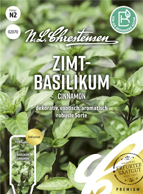Zimtbasilikum 100 Samen Basilikumsorte Kräutersamen Balkon Basilikum Kräuter 