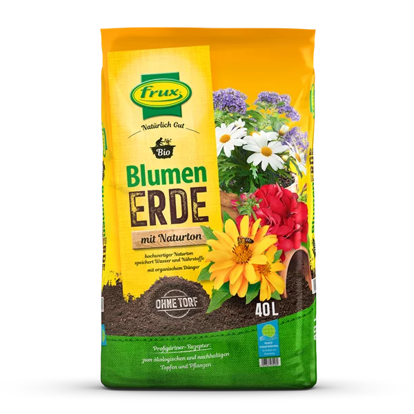 Bio Blumenerde torffrei - frux Bio Blumenerde torffrei - frux