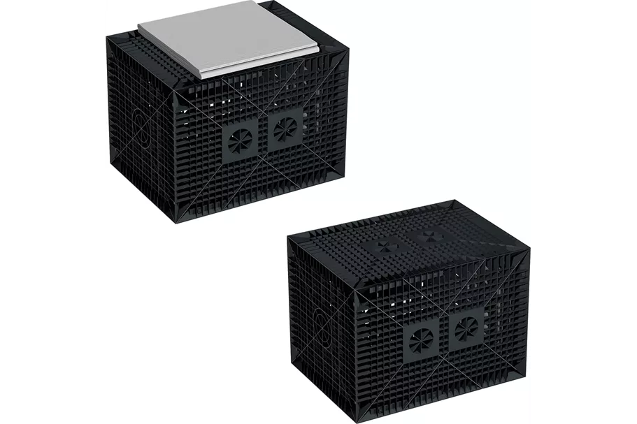 Regenwasser Sickerquader 280 Liter Serie Einzelner Sickerquader ohne Geotextil