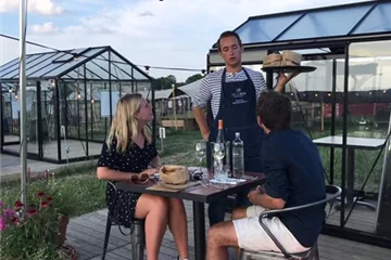 Restaurant-Gewächshaus Restaurant-Gewächshaus