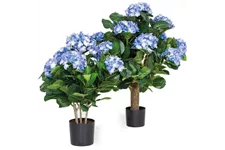 HORTENSIE Kunstpflanze 53 cm, blau
