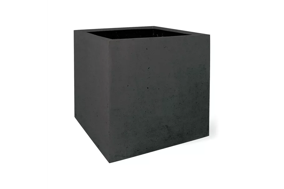 POLYSTONE SQUARE Pflanzgefäß 60x60/60 cm, anthrazit