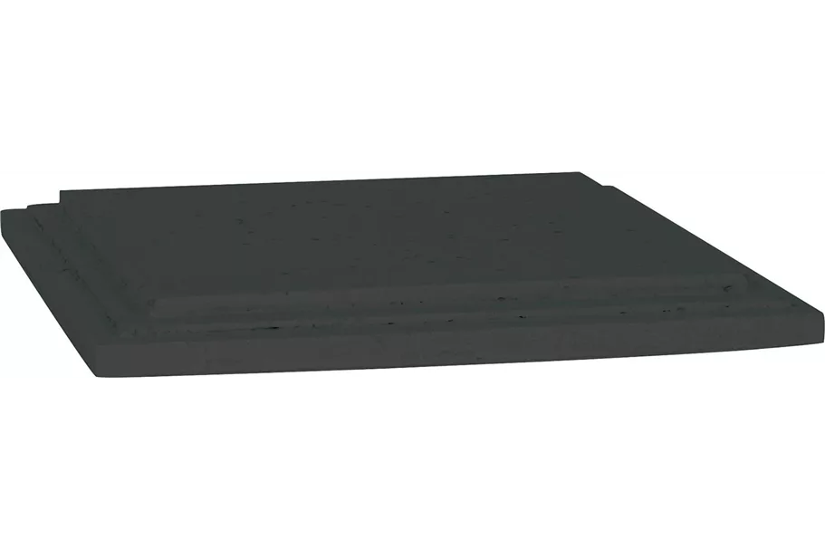 POLYSTONE STYLE Deckel 40x40/4 cm, anthrazit